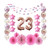 23 Rose Gold Number Foil Balloons for 23rd Birthday Party Sign Supplies, Adults' 23 Years Old Birthday Party Decorations 23 Rose Gold Number Foil Balloons for 23rd Birthday Party Sign Supplies, Adults' 23 Years Old Birthday Party Decorations