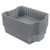 Neadas Grey Plastic Storage Baskets for Drawer Cupboard, 11.21" x 7.87" x 2.76", 6 Packs