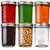 Ball Mason Jars Regular Mouth 8 oz Bundle with Non Slip Jar Opener- Set of 6 Mason Jars - Canning Glass Jars with Lids and Bands