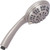 6 Function Luxury Handheld Shower Head - Adjustable High Pressure Rainfall Spray With Removable Hand Held Rain Showerhead For The Bathroom - Brushed Nickel