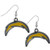 NFL Siskiyou Sports Womens Los Angeles Chargers Chrome Dangle Earrings One Size Team Colors