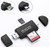 Type-C and Type A USB Memory Card Reader USB 3.0 Super Speed, Uactor 3-in-1 OTG Adapter for for SD, SDHC, SDXC, MicroSD, MicroSDHC, MicroSDXC