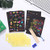Scratch Paper Art Set 50pcs Rainbow Scratch Arts Crafts Supplies Kits for Kids Girls Boys Black Scratch off Note boards with 5 Wooden Stylus and 4 Drawing Stencils for DIY Kids Birthday Party Game