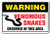 Venomous Snakes Warning Sign Reptile Lover Cobra Poisonous Copperhead Venom | Indoor/Outdoor | 14" Tall