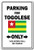 Parking for Togolese ONLY Sign Togo Flag National Pride Love | Indoor/Outdoor | 17" Tall
