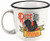 Spoontiques Rise and Shine Camper Mug, 14 ounces, White