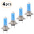 CK FORMULA (4 Pieces) H7 Halogen Headlight Bulbs (Low and High Beam) 12V 55W 5000K Super White
