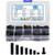 SZHKM M3 Nylon Female-Female Hex Utility Spacer Standoff Screw Nut Assortment Mounting Hardware Kit,Prototyping Accessories Spacer Standoff Varied Length Assortment Box 200 Pieces