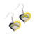 NFL Los Angeles Chargers Swirl Heart Earrings