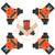 4pcs 90 Degree Angle Clamps, Corner 90° Woodworking Corner Clip, Right Angle Clip Fixer, Clamp Tool with Adjustable Hand Tools for Carpenter Engineering Photo Framing (B4PCS)