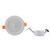 Infrared Motion Sensor LED Downlight with Junction Box, AC85-265V 5W Cool White Human Body Induction Recessed Lamp Round Flush Mounted Ceiling Light for Living Room Bedroom