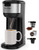 Single Serve K Cup Coffee Maker for K-Cup Pods and Ground Coffee, Compact Design Thermal Drip Instant Coffee Machine Brewer, 2 in 1 Strength Control and Self Cleaning Function by Gloridea