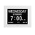 [Remote Control] Digital Day Calendar Clock 12 Alarms Options Auto-Diming Option Non-Abbreviations Day Date Clocks Dementia Vision Impaired Seniors Clock Perfect for Elderly