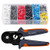 Ferrule Crimping Tool Kit, Preciva Hexagonal sawtooth Self-adjustable Ratchet Wire Terminals Crimper Kit with 1900pcs Wire Terminals Crimping Connectors Wire End Ferrules