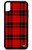 Wildflower Limited Edition iPhone Case for iPhone Xs Max (Red Plaid)