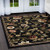 Home Dynamix Optimum Amell Runner Area Rug 1'9" x7'2" Traditional Area Rug, Black/Burgundy/Ivory