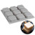 Echodo 9 Cavities Square Soap Mold DIY Handmade Silicone Mold for Soap Making Candle Cake Baking Lotion Bar Molds