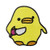 Duck Funny Meme Embroidered Iron on Patch