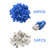 CAT6 Metal Shield RJ45 Coupler Network Plug 8P8C Connector Modular Network Plug Connector with Plastic Cover (50 Pack) (2)