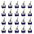 HONJIE 125VAC 6A Amps On/On/ 2 Position Terminal SPDT Latching Mini Toggle Switch 20 Pcs