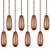 Ceiling Fan Chain Pulls Walnut Wooden Pull Chain Extension for Ceiling Light Fan Chain 8 Pack