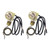 Replacement Speed Control Switch, 2 Pack Zing Ear ZE-109 Ceiling Fan Switch, ON-Off Fan-Light Pull Chain Switch Compatible with Hunter Ceiling Fans Light, Lamps and Wall Lights (Bronze Pull Chain)