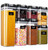 Airtight Food Storage Containers, BPA Free, Cereal&Snacks Storage Containers with Easy Lock Lids, for Kitchen Pantry Organization and Storage (7 Pieces)