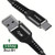 USB C Cable 6ft 3Pack Hibiker 3A Type C Charging Cable Premium Nylon USB-C to USB-A Fast Charger C Cord for Galaxy S10 S10E S9 S8 S20 a10e a20 Plus,Note 10 9 8,Z Flip,LG G5 6 V20 30 40 (Black)