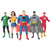 DC Comics Justice League New Frontier Bendable Action Figures Superhero Set