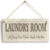 na Laundry Room - Vintage Wood Sign/Plaque 10"x5"