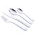 GoGeiLi 24-Piece Flatware Silverware Set, Stainless Steel Cutlery Utensil Set Service for 6, Include Dinner Knife, Dinner Fork, Dinner Spoon and Teaspoon, Dishwasher Safe