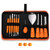 Halloween Pumpkin Carving Tools, Pumpkin Carving Kit for Adults Kids, 11 Pieces Professional Stainless Steel Pumpkin Carving Tools Sculpting Knifes for Halloween Jack-O-Lanterns with Case