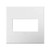 Legrand adorne 2-Gang Wall Plate/Cover Plate (1-Pack, Gloss White-on-White Finish)