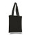 (1 Dozen)12 Pack- Reusable Canvas Tote Bag/Book Bag with Gusset (Black)