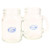 NCAA 4oz Mini Mason Jar Cordial Shot Glass 2-Pack (Florida Gators)