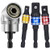Impact Grade Driver Sockets Adapter Extension Set Drill Bit,3Pcs 1/4 3/8 1/2" Universal Socket Adapter Set,Right Angle Drill,105 Degree Right Angle Screwdriver set Drill Hex Bit Socket Adapter