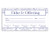 Offering Envelope - Tithe/Offering/Missions/Other - Box of 100