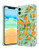 iPhone 11 Case,Cute Orange Citrus Fruit Pattern Clear Design Printed Transparent Back Case with TPU Bumper Protective Case Cover for Apple iPhone 11