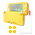 Silicone Case for Nintendo Switch Lite, Soft Cover Case for Nintendo Switch Lite 2019 with Tempered Glass Screen Protector and 4 Yellow Thumb Grip Caps for Nintendo Switch lite?Yellow?
