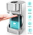 YouEoo Automatic Soap Dispenser -Touchless Infrared Sensor Battery Operated Electric Soap Dispenser Wall Mount with Adjustable Soap Dispensing Volume Control Touch Button 17oz / 500ml (Silver)