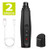 AJAYCA Dog Nail Grinder, Professional 2-Speed Electric Rechargeable Pet Nail Trimmer Painless Paws Grooming & Smoothing for Small Medium Large Dogs & Cats