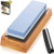 Sharp Pebble Premium Whetstone Knife Sharpening Stone 2 Side Grit 1000/6000 Waterstone- Whetstone Knife Sharpener- NonSlip Bamboo Base & Angle Guide