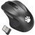 WISE TIGER 2.4G Wireless Mouse Portable Mobile Optical Mouse with Nano USB Receiver 5 Adjustable DPI Levels 6 Buttons for Notebook PC Laptop Computer Macbook - Black