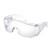Namsan Protective Eyewear Safety Goggles Clear Anti-fog/Anti-Scratch Safety Glasses over Prescription Glasses, Transparent Frame