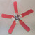 Fancy Blade Ceiling Fan Accessories Blade Cover Decoration, Solid (Salmon)