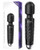 Mumu Sugar Upgraded Powerful Wand Massager, Cordless Wand Massager with 20 Vibration Modes 8 Speeds, Personal Wand Massager Rechargeable Handheld Waterproof for Back Neck Shoulder Legs