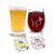 I Do What She Says Beer Pint Glass and Wine Glass