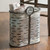 CTW Home Collection Oblong Perforated Kitchen Container, 12¼''W x 6¼''D x 14''H, Silver