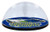 NCAA Michigan University Stadium in 2" crystal magnetized paperweight with Colored Window Gift Box