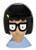 Bobs Burgers Tina Belcher Ceramic Figural Cookie Jar or Food Container 9x6"